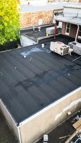 Flat Roof Tear-Off & Membrane Install • Monmouth County — After