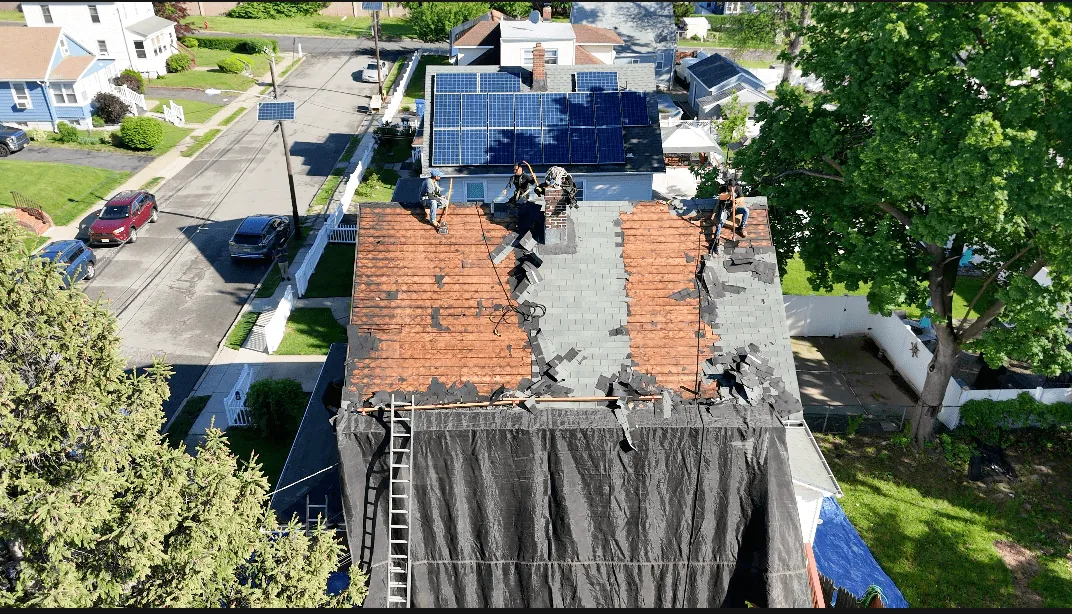 Full Roof Replacement • Monmouth County — Before