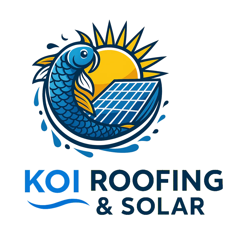 Koi Roofing and Solar logo
